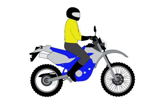 motor bike posture